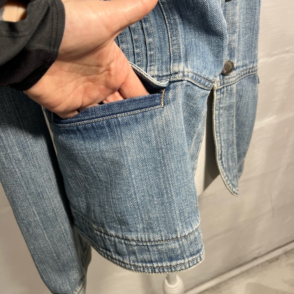 J.JILL  DETAILED JEAN JACKET (a253) - Picture 5 of 14